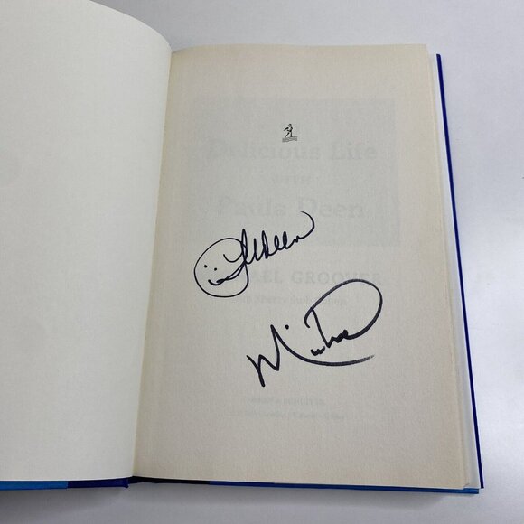 My Delicious Life w/ Paula Deen by Michael Groover Hardcover Signed 1st Edition - Picture 2 of 15